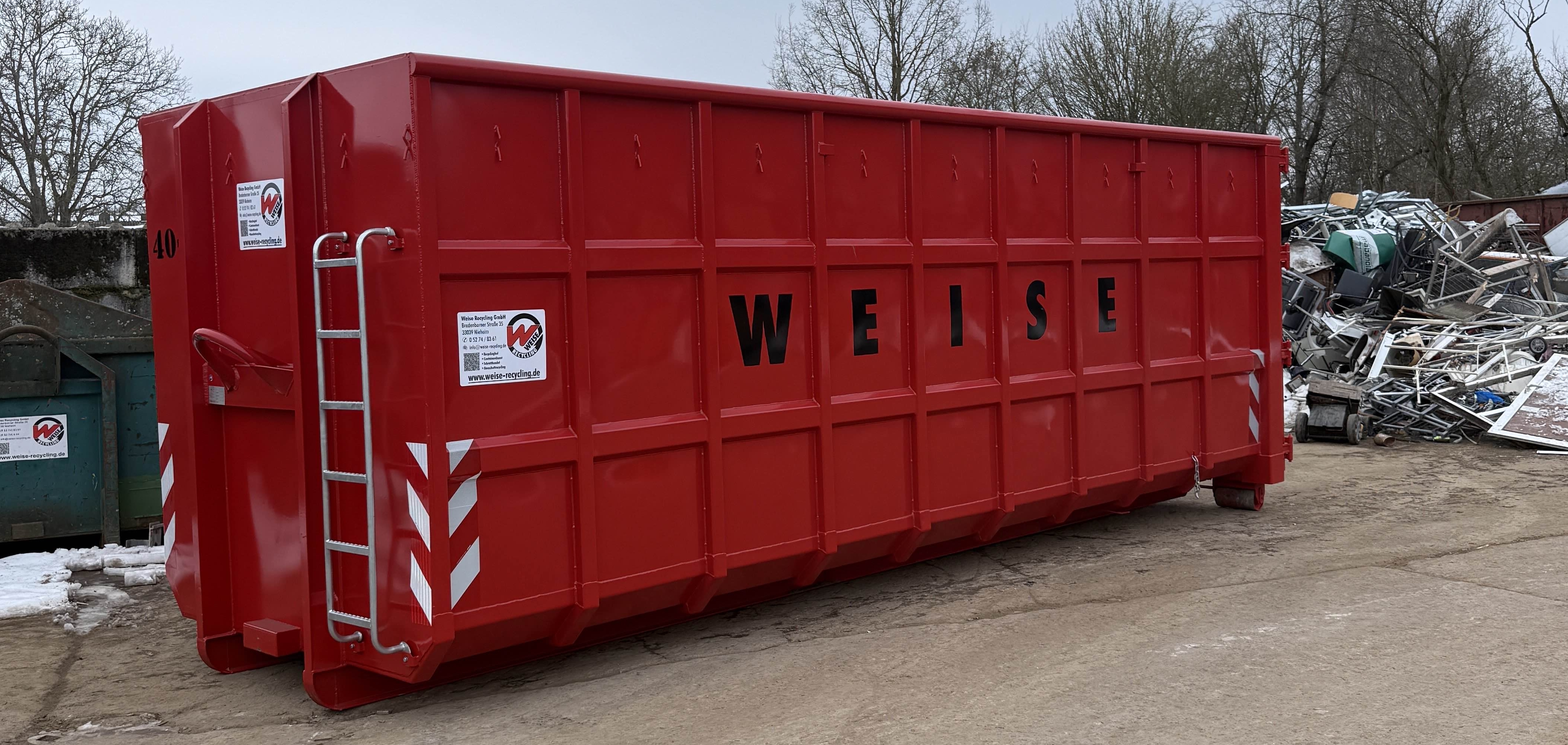 Neue 40m³ Abrollcontainer